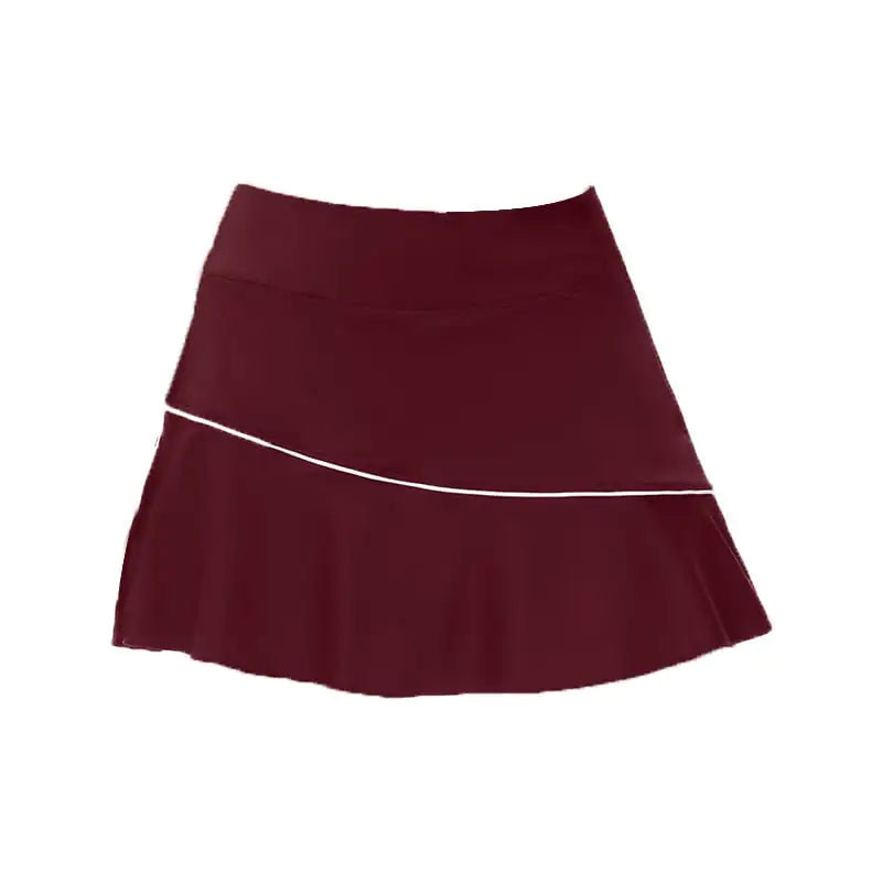 Anti-Glare Tennis Pants Fitness Skirt for Women