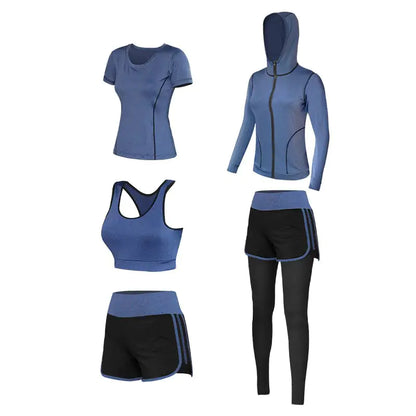 Quick-Drying Loose Fitness Yoga Clothing Suit