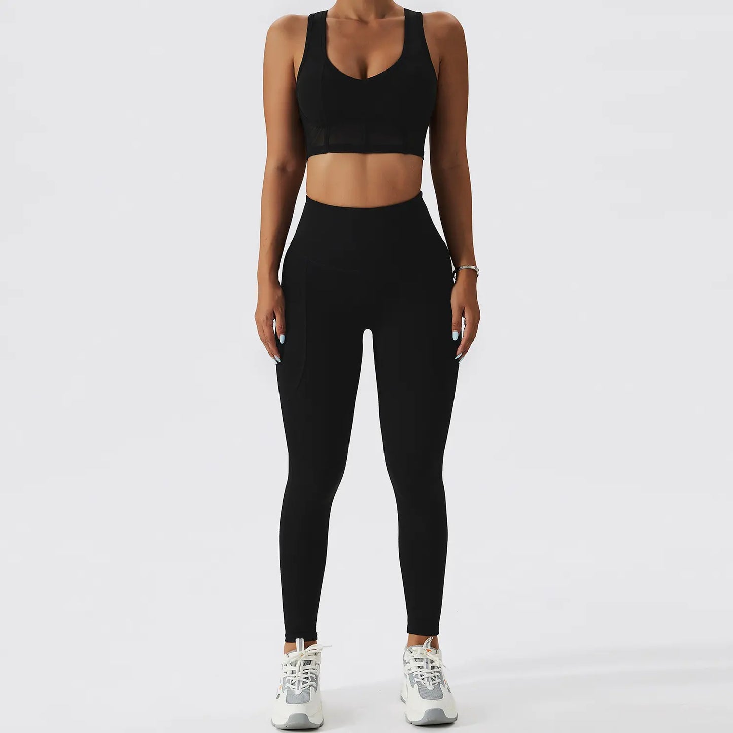 Women's Running Beauty Back Nude Fitness Clothing