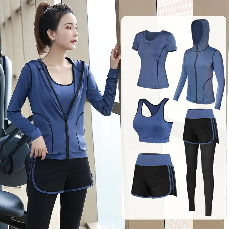 Quick-Drying Loose Fitness Yoga Clothing Suit