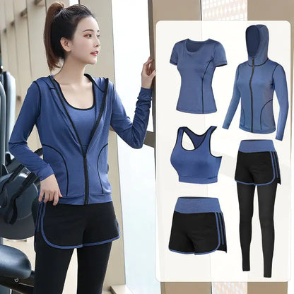 Quick-Drying Loose Fitness Yoga Clothing Suit